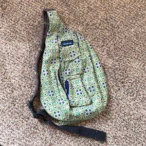 KAVU peacock feather bag, gently used!